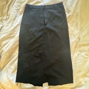 Banana Republic Black Midi Skirt